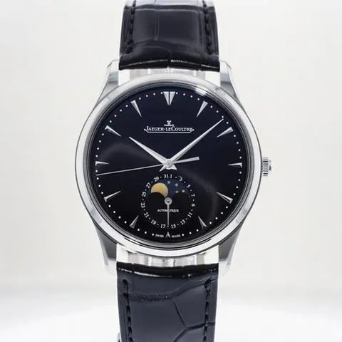 Jaeger-LeCoultre Master Ultra Thin Moon Q1368470 39mm Stainless steel Black