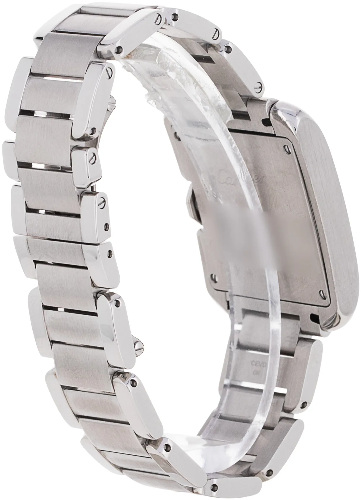 Cartier Tank Anglaise W5310044 26mm Stainless steel Silver Roman Numeral 2