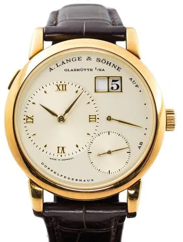 A. Lange & Söhne Lange 1 101.021 38.5mm Yellow gold Silver