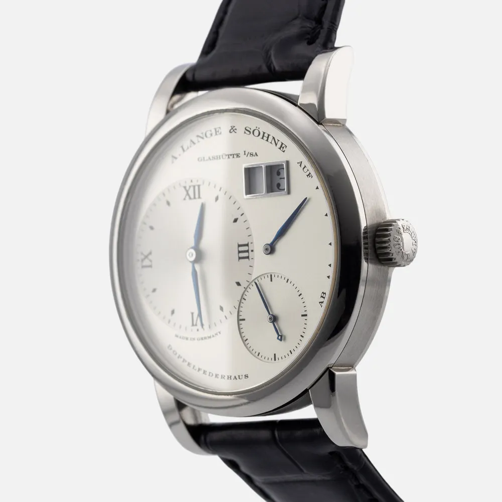 A. Lange & Söhne Lange 1 101.027 38.5mm White gold and 18k white gold Blue 3