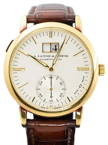 A. Lange & Söhne Langematik 308.021 37mm Yellow gold Silver