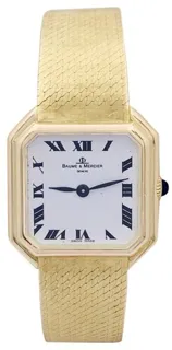 Baume & Mercier Vintage 33399 Yellow gold White