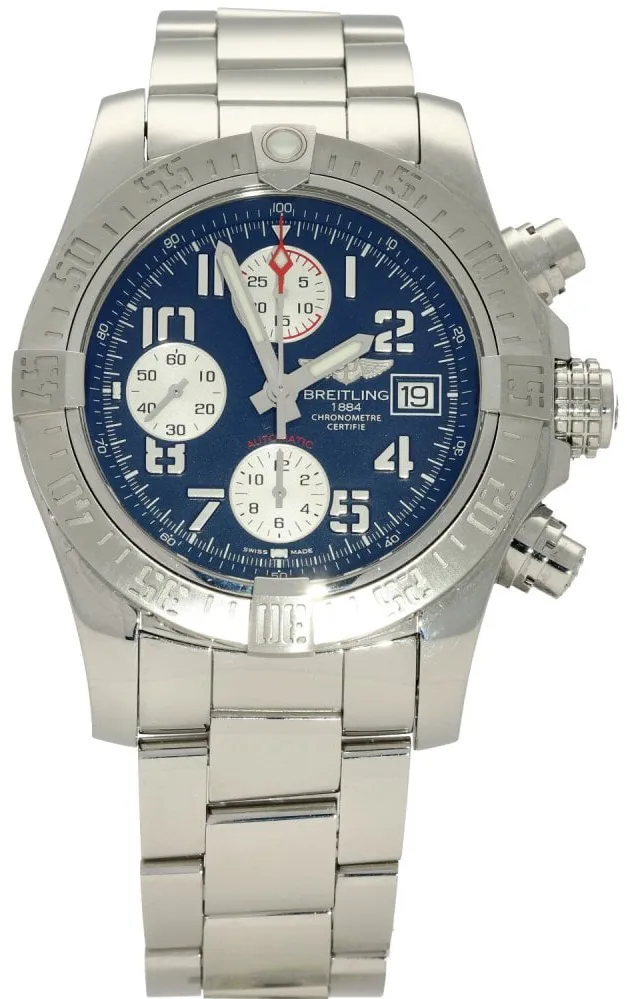 Breitling Avenger A13381 43mm Stainless steel Blue Arabic