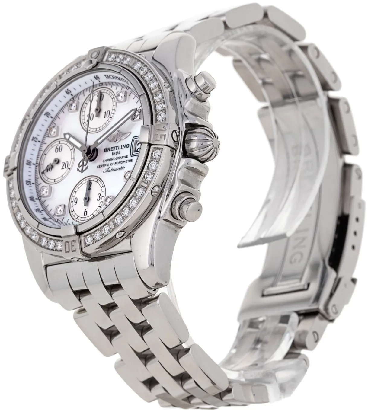 Breitling Cockpit A13358 39mm Stainless steel Diamond 1