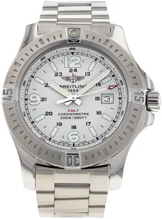 Breitling Colt A74388 Stainless steel Silver Quarter Arabic