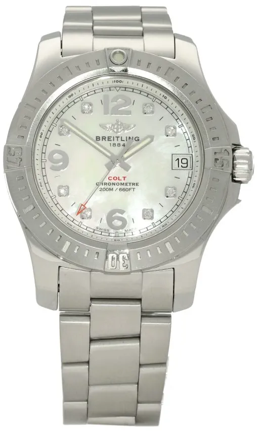 Breitling Colt A74389 36mm Stainless steel Diamond