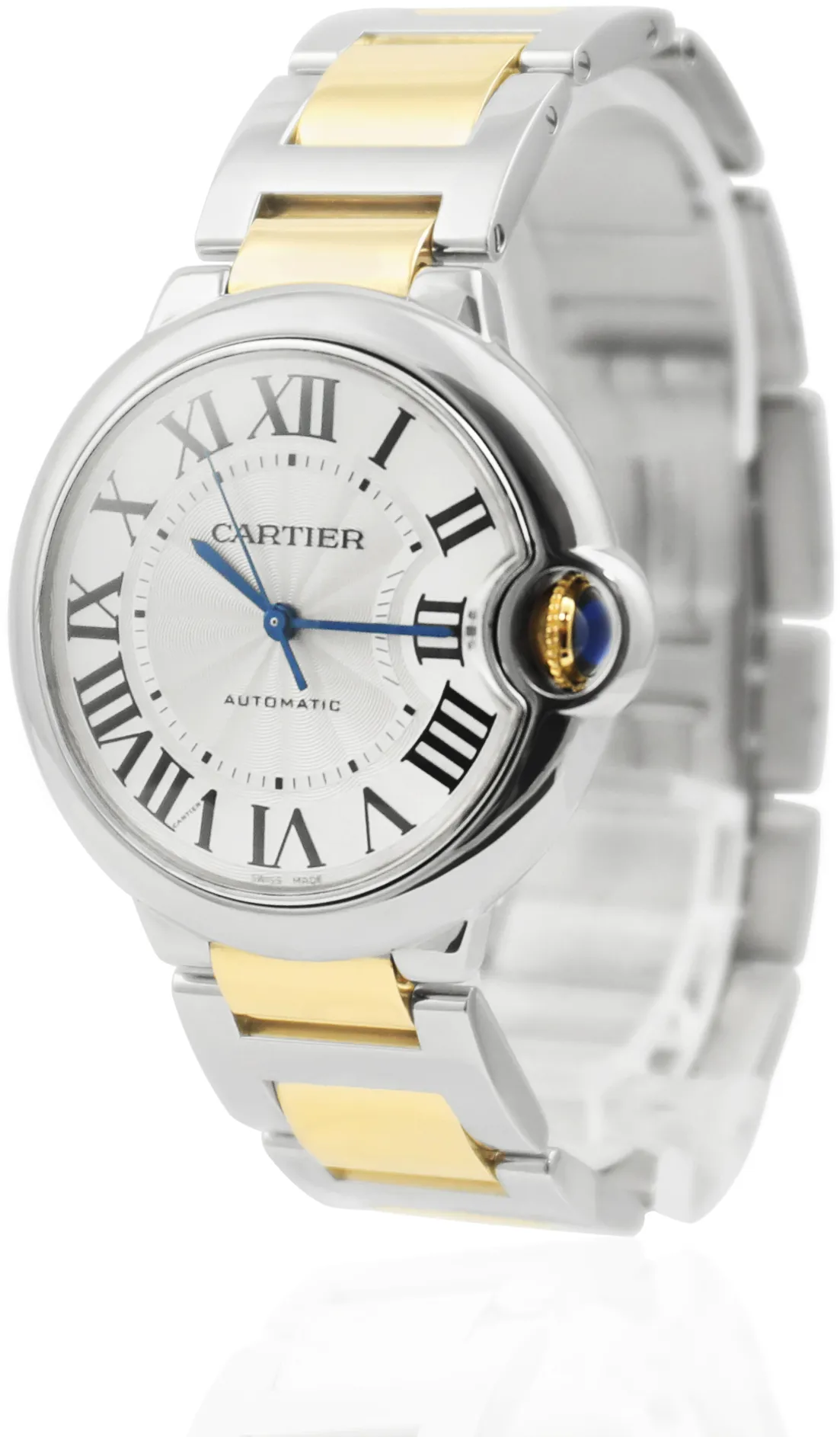 Cartier Ballon Bleu W6920047 36mm Yellow gold and Stainless steel Silver 1