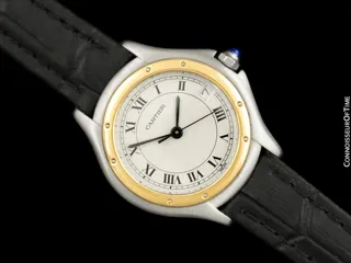 Cartier Cougar Panthere 119000R Yellow gold and Stainless steel Parchment