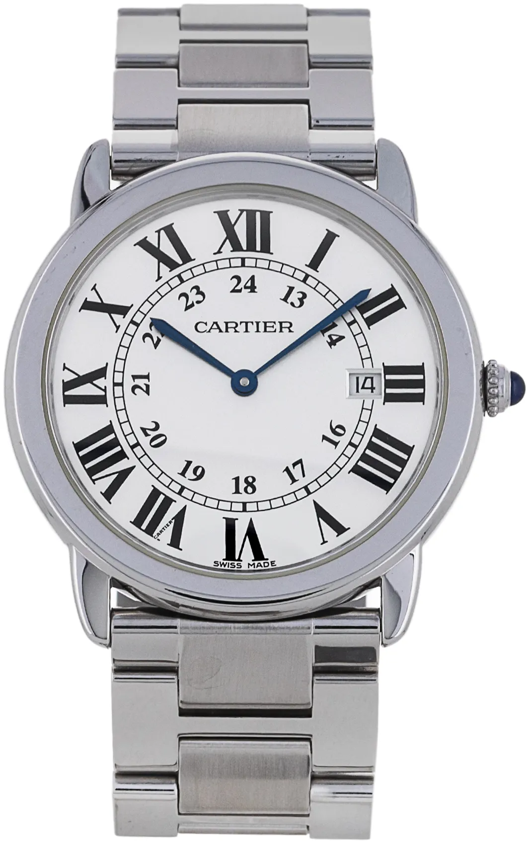 Cartier Ronde de Cartier W6701005 36mm Stainless steel Silver Roman Numeral