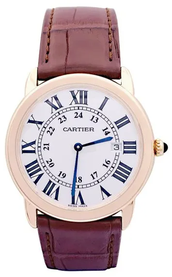 Cartier Ronde Solo 33432 36mm Rose gold White