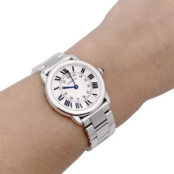 Cartier Ronde Solo 33454 29mm Stainless steel White 4