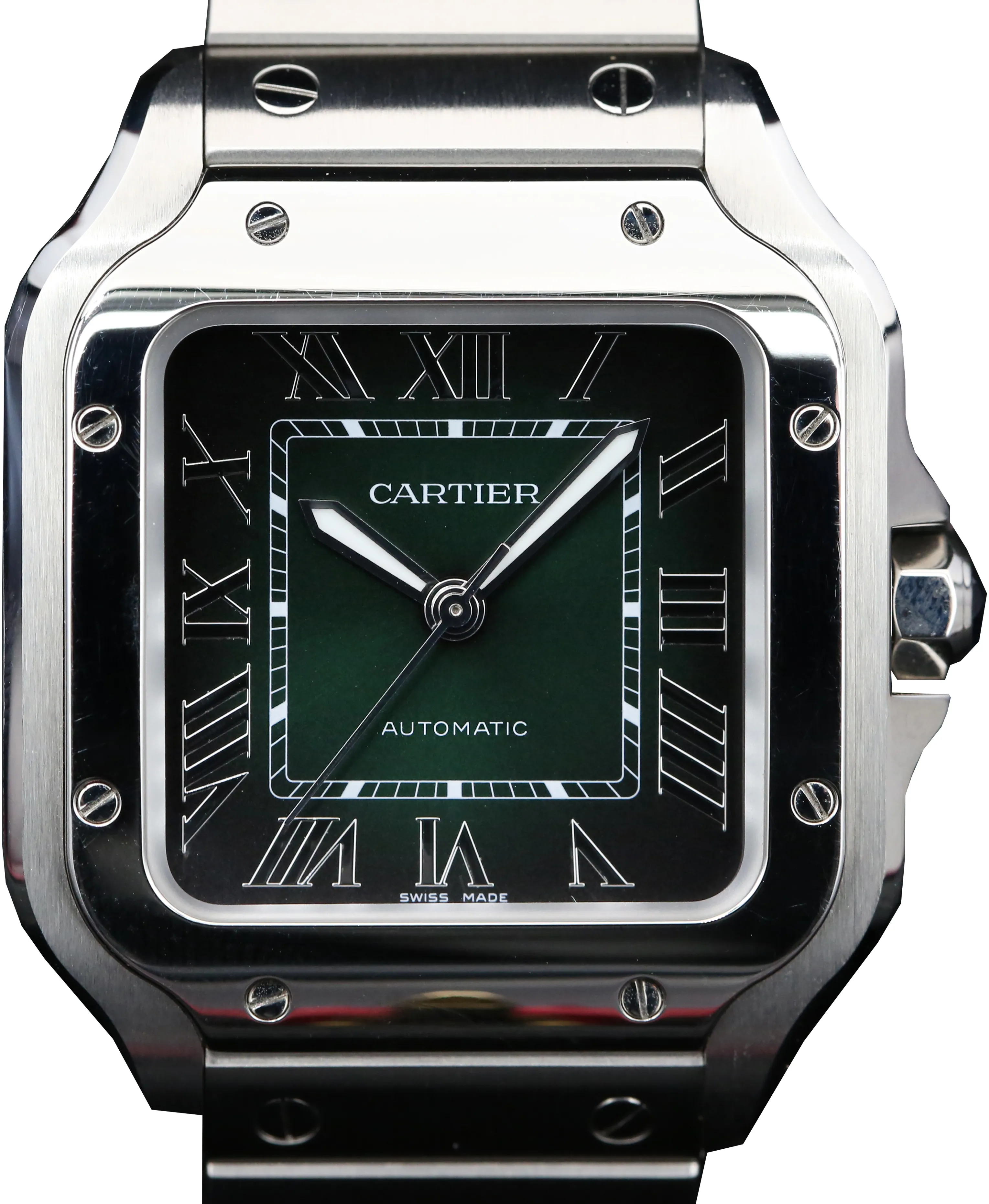 Cartier Santos WSSA0061 35mm Stainless steel Green