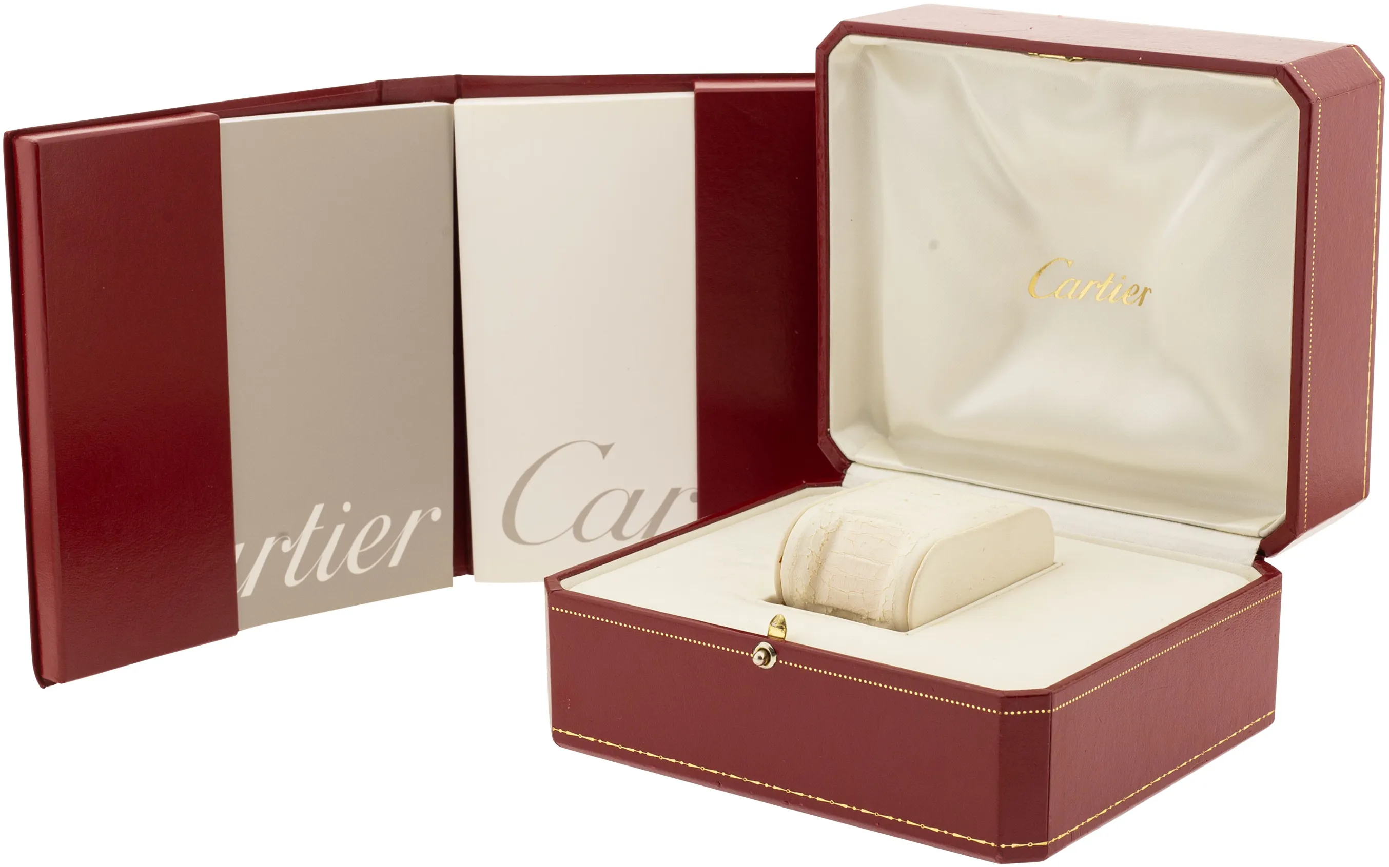 Cartier Tortue WA503951 38mm Rose gold Silver Roman Numeral 4