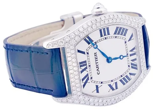 Cartier Tortue 28025 34mm White gold White 2