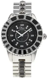 Dior Christal CD113115M001 Stainless steel Black