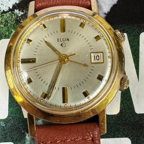 Elgin 35mm Gold-plated Silver