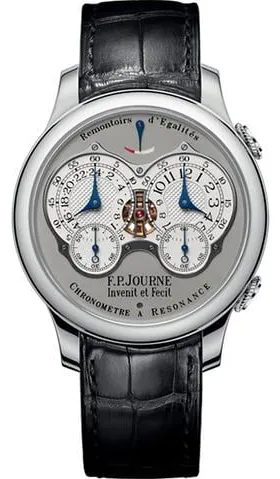 F.P. Journe Chronomètre à Résonance A 40mm Platinum Gray