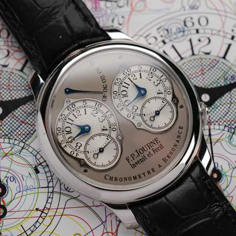 F.P. Journe Chronomètre à Résonance A 40mm Platinum Silver 6