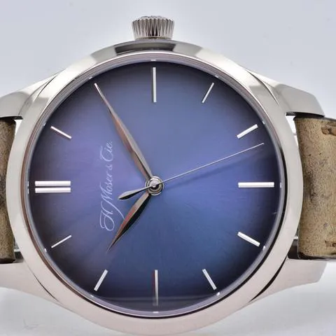 H. Moser & Cie. Endeavour 1200-0201 40mm White gold Blue