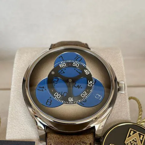 H. Moser & Cie. Endeavour Flying Hours 1806-0202 42mm White gold Blue