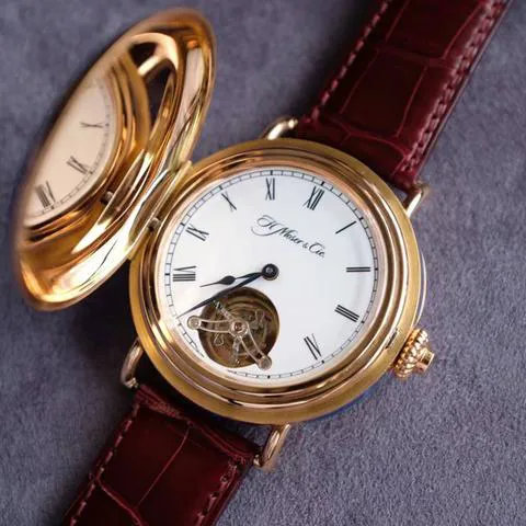 H. Moser & Cie. Endeavour 46mm Rose gold White