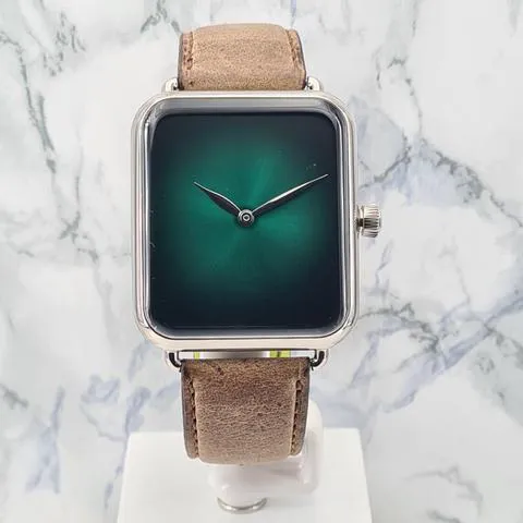 H. Moser & Cie. Henry 38mm White gold Green