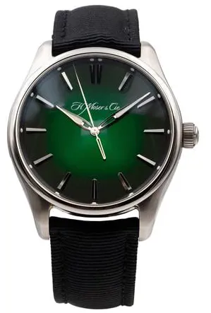 H. Moser & Cie. Pioneer 3200-1202 43mm Stainless steel Green