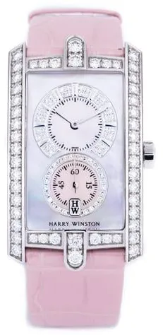 Harry Winston Avenue 330/UMW 26mm White gold Mother-of-pearl