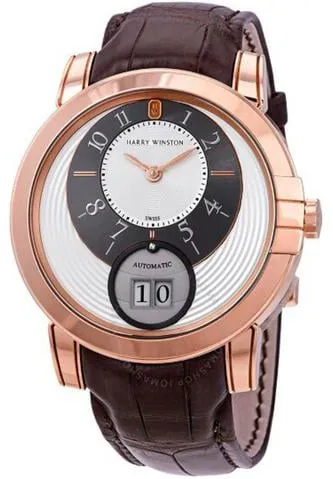 Harry Winston Midnight MIDABD42RR001 42mm Rose gold Silver