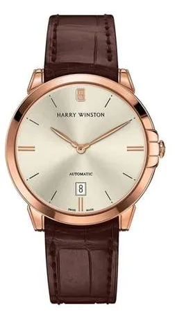 Harry Winston Midnight MIDAHD39RR001 39mm Rose gold Champagne