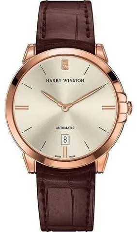 Harry Winston Midnight MIDAHD39RR001 39mm Rose gold Champagne