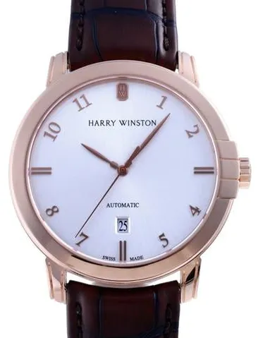 Harry Winston Midnight MIDAHD42RR002 42mm Rose gold Silver