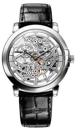 Harry Winston Midnight MIDAHM42WW001 42mm White gold Skeletonized