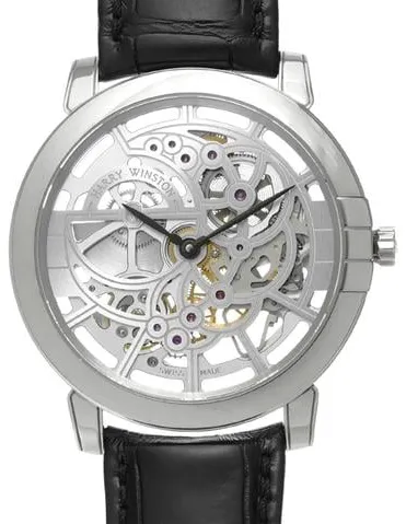 Harry Winston Midnight MIDAHM42WW001 42mm White gold Skeletonized