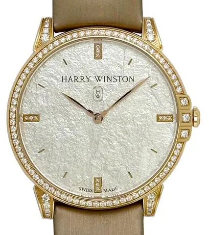 Harry Winston Midnight MIDQHM39RR004 39mm Rose gold Silver