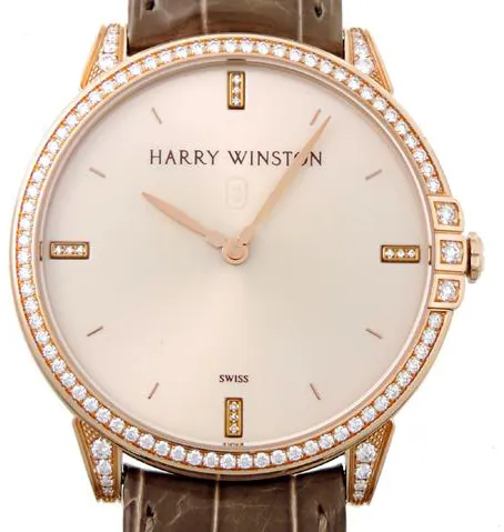 Harry Winston Midnight MIDQHM39RR002 39mm Rose gold Gold