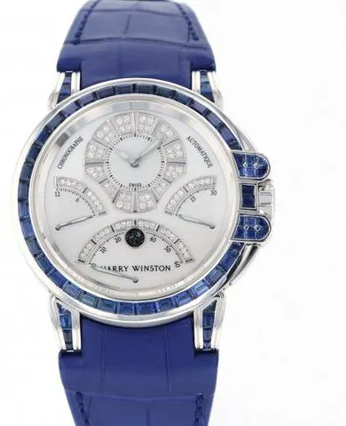 Harry Winston Ocean 400-MCRA44W 44mm White gold Mother-of-pearl