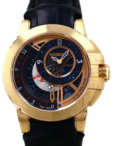 Harry Winston Ocean OCEATZ44RR011 44mm Rose gold Skeletonized