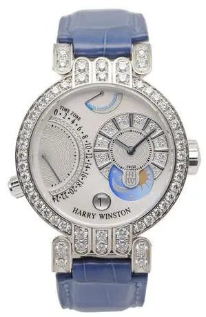 Harry Winston Premier 200-MMTZ39W 39mm White gold Mother-of-pearl