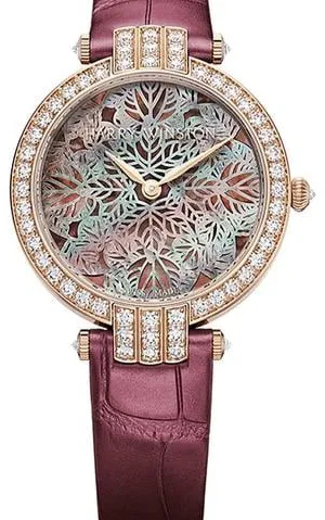 Harry Winston Premier PRNAHM36RR014 36mm Rose gold and diamond-set Mother-of-pearl