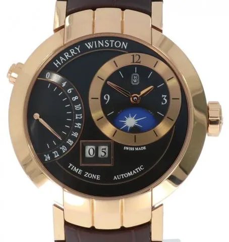 Harry Winston Premier 210/MATZ41RL.K 41mm Rose gold Black