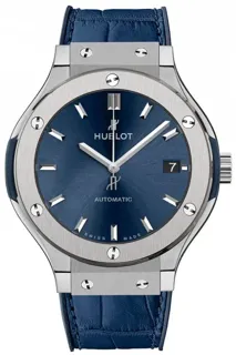 Hublot Classic Fusion Blue 565.NX.7170.LR Titanium Blue