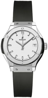 Hublot Classic Fusion Quartz 581.NX.2611.RX Titanium White