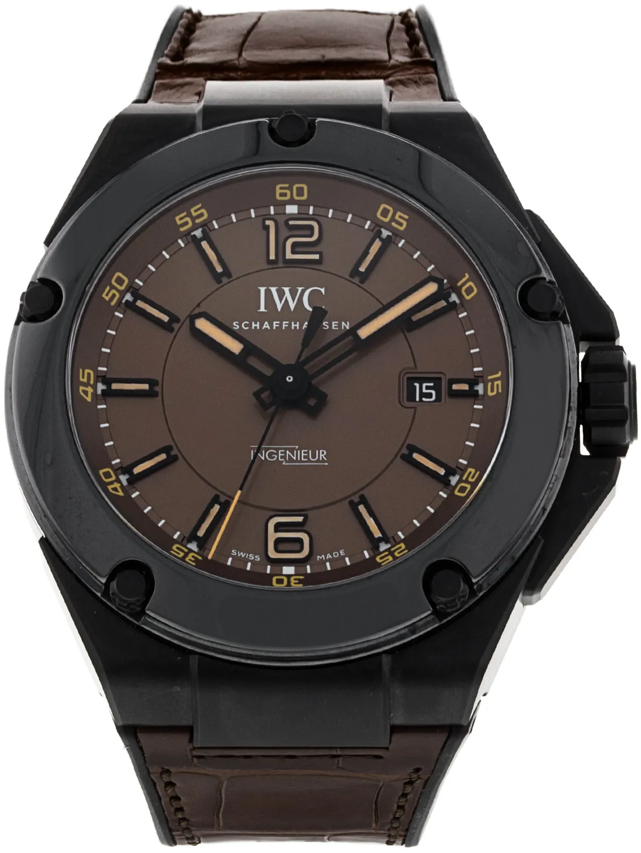 IWC Ingenieur IW322504 46mm Ceramic Brown