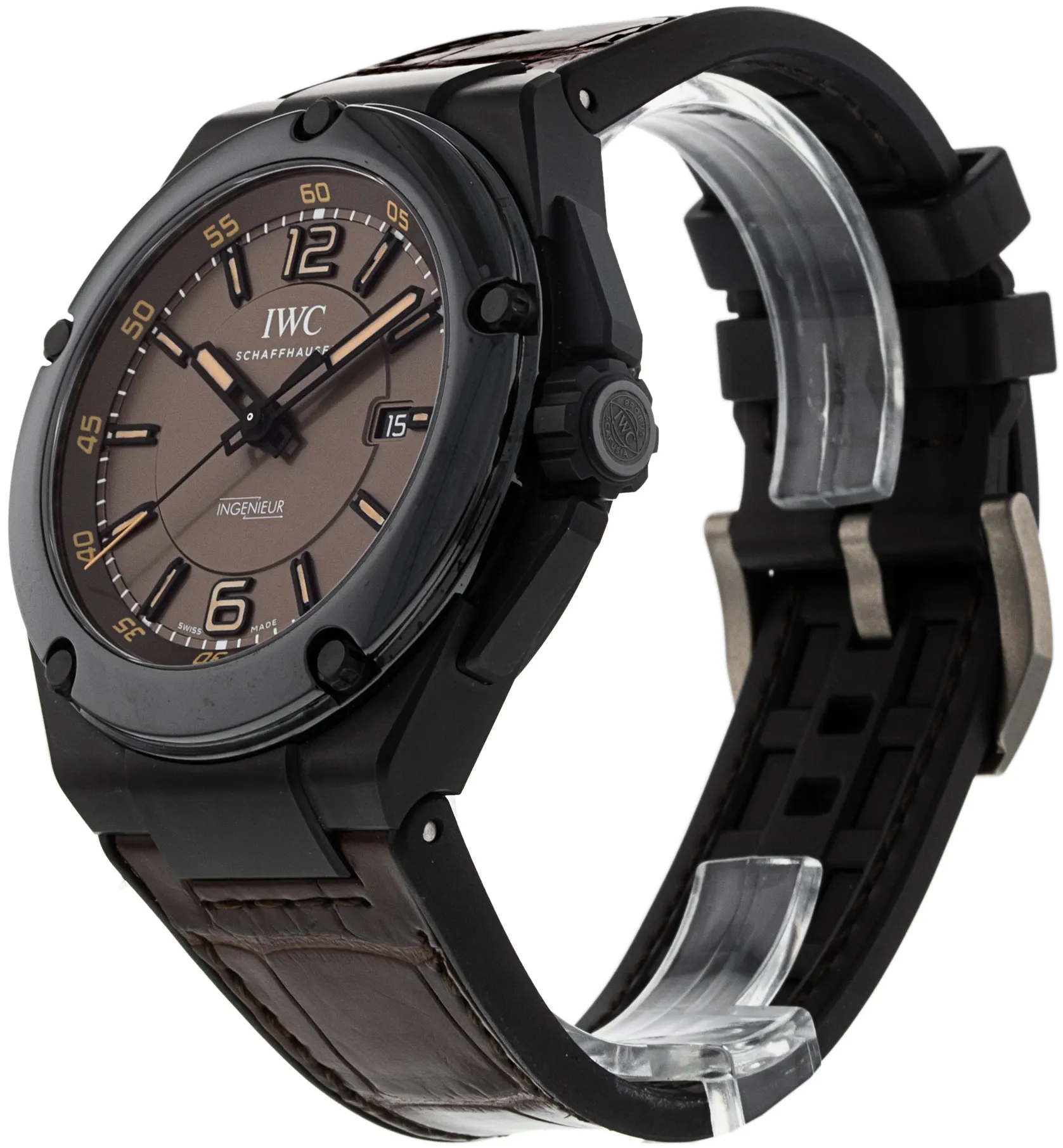 IWC Ingenieur IW322504 46mm Ceramic Brown 2