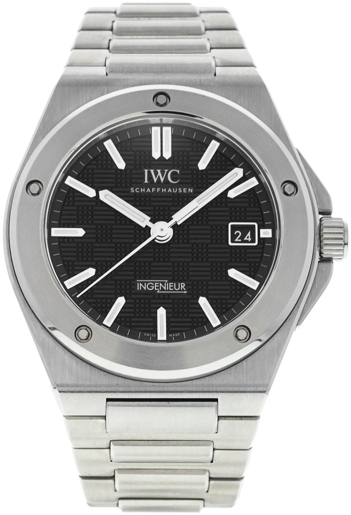 IWC Ingenieur IW328901 40mm Stainless steel Black Baton