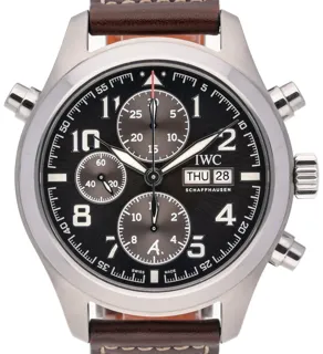 IWC Pilot IW371808 Stainless steel Brown