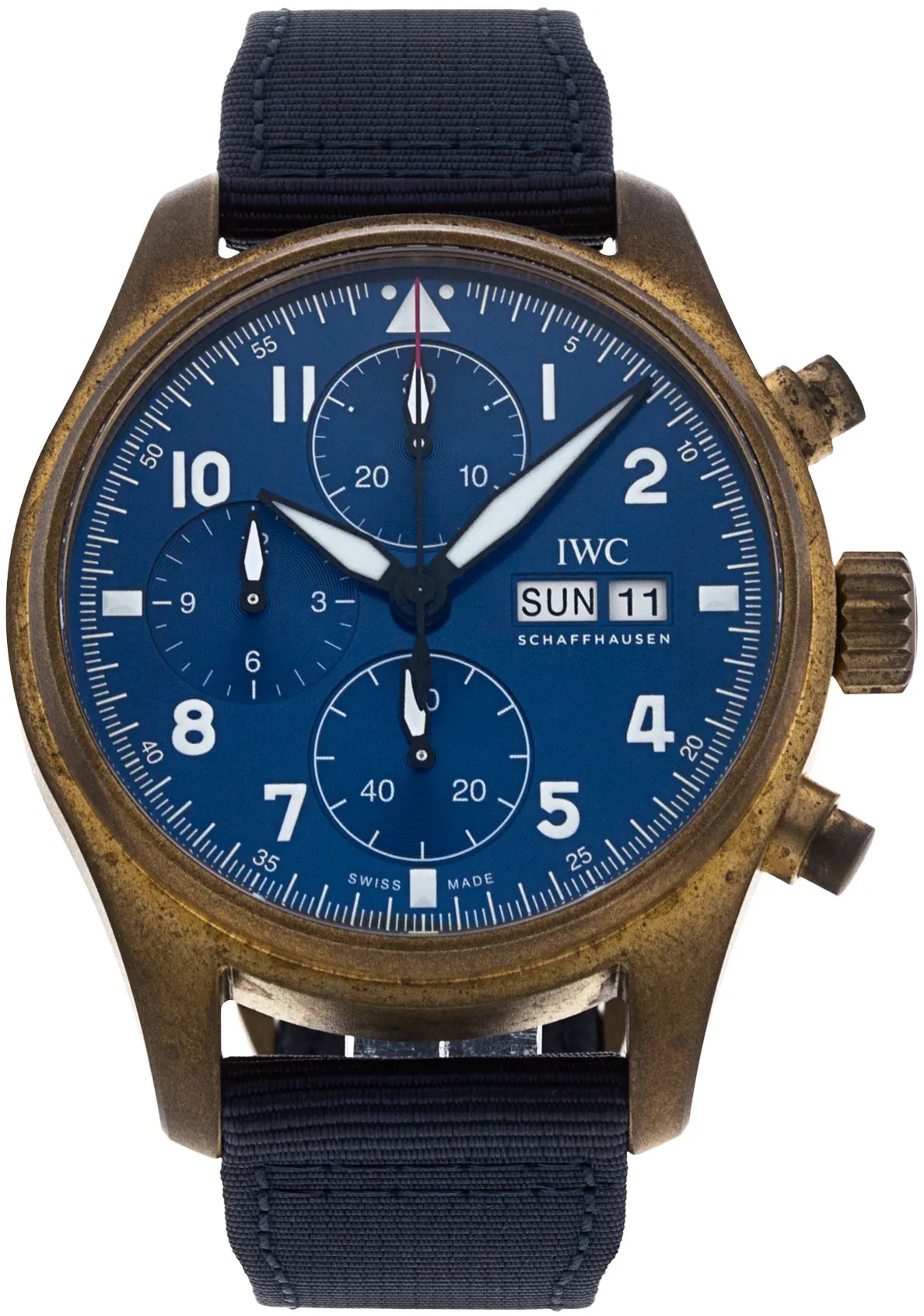 IWC Pilot IW387910 41mm Bronze Blue Arabic