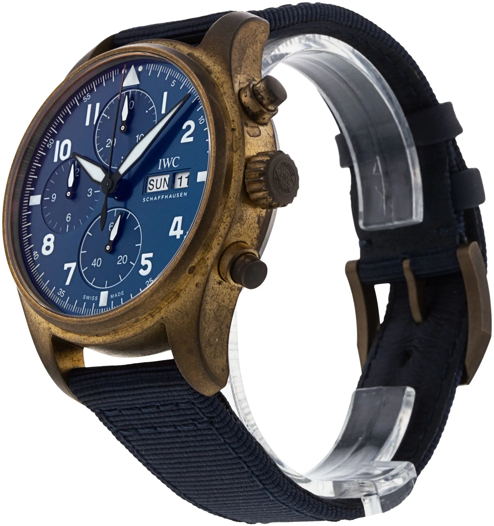 IWC Pilot IW387910 41mm Bronze Blue Arabic 1