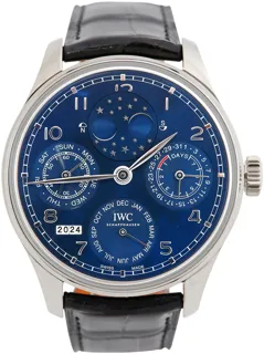 IWC Portugieser IW503401 White gold Blue